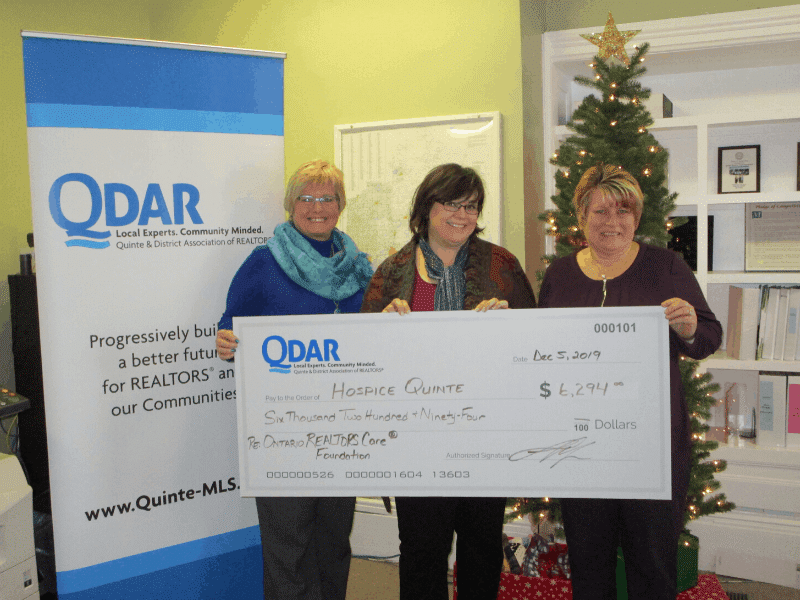 QDAR Dontation Web Photo QDAR Donation Photo