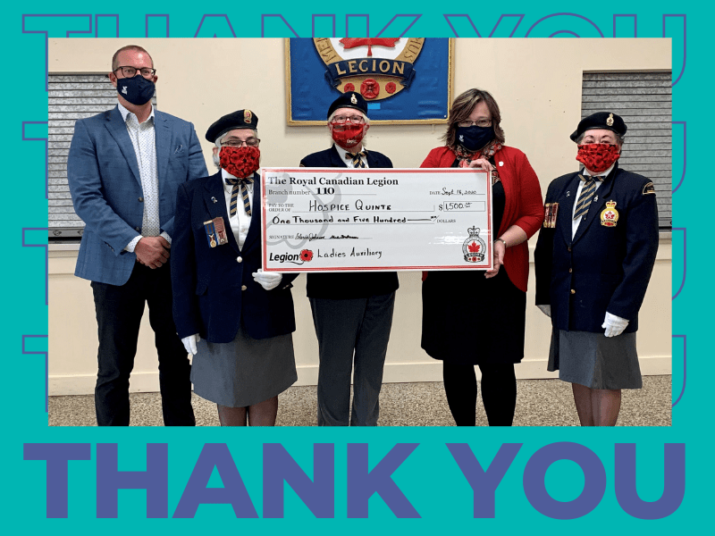 Trenton Legion Branch 110 Ladies Auxillary Thank You Web September 2020