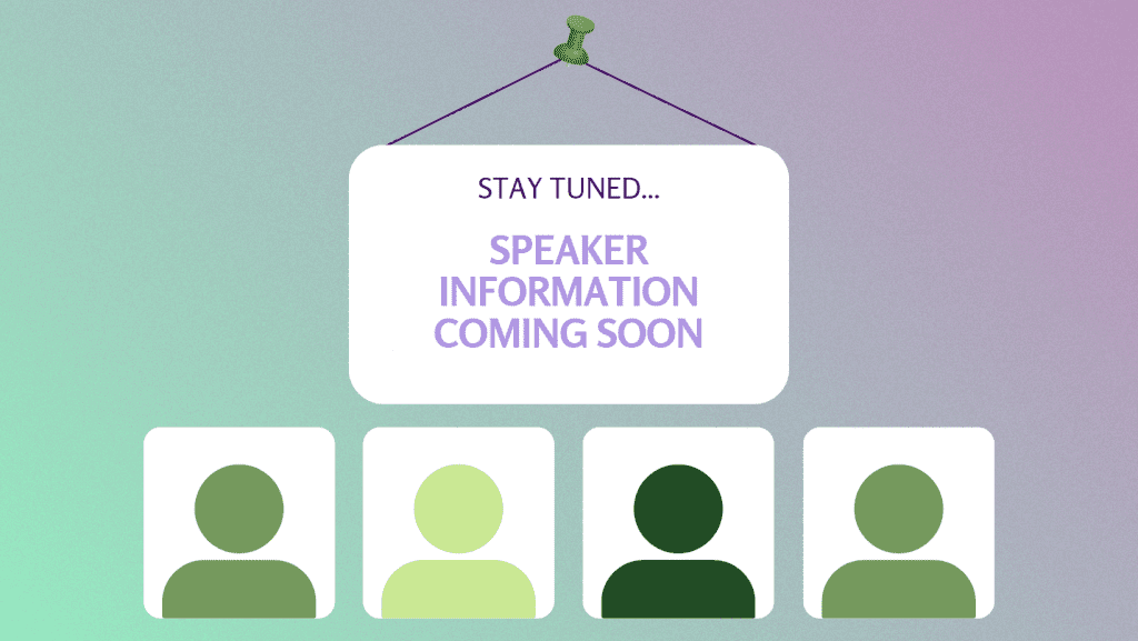 Speaker coming soon
