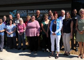 Group photo of Hospice Quinte staff at Annual General Meeting 2026